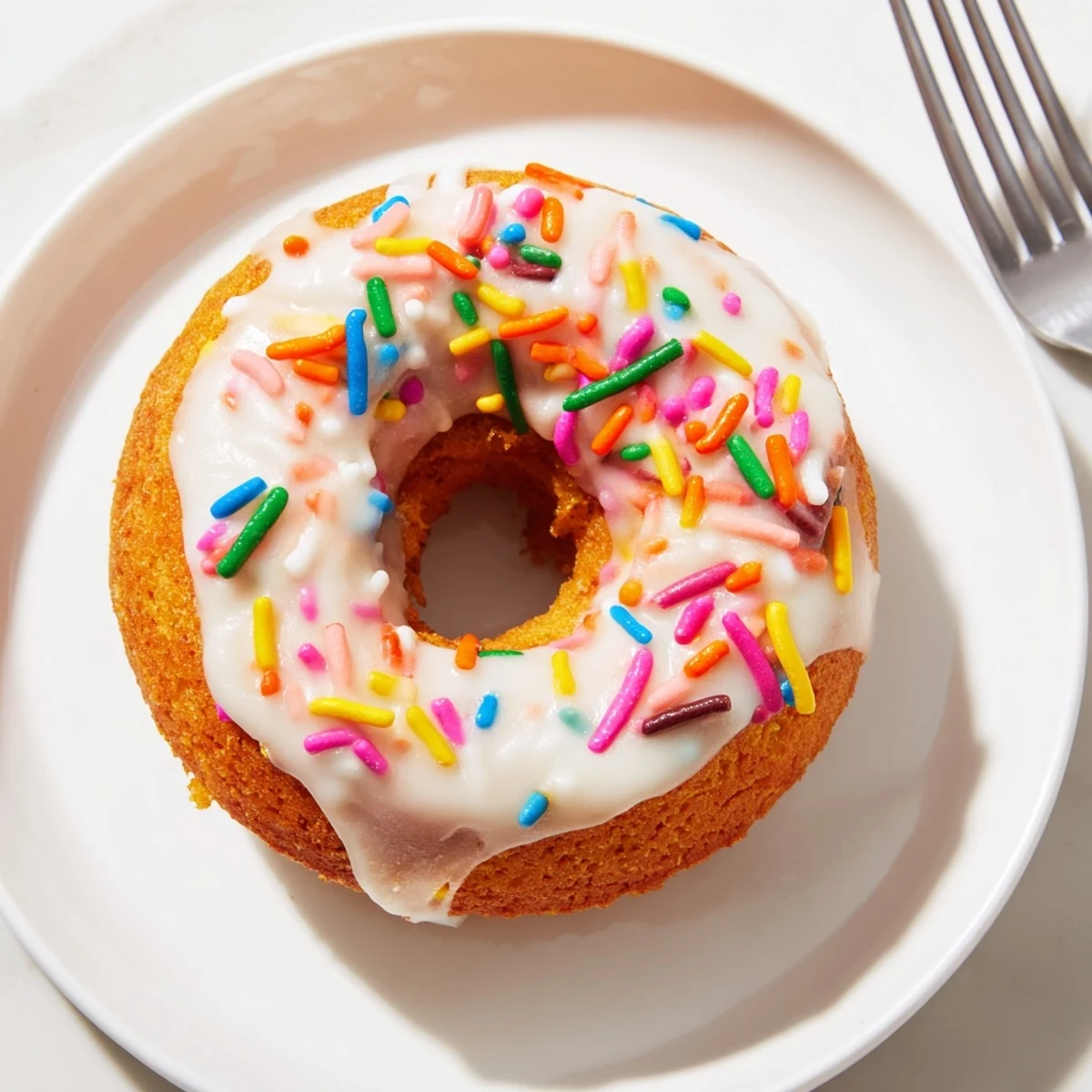 Funfetti Pumpkin Muffin Donuts