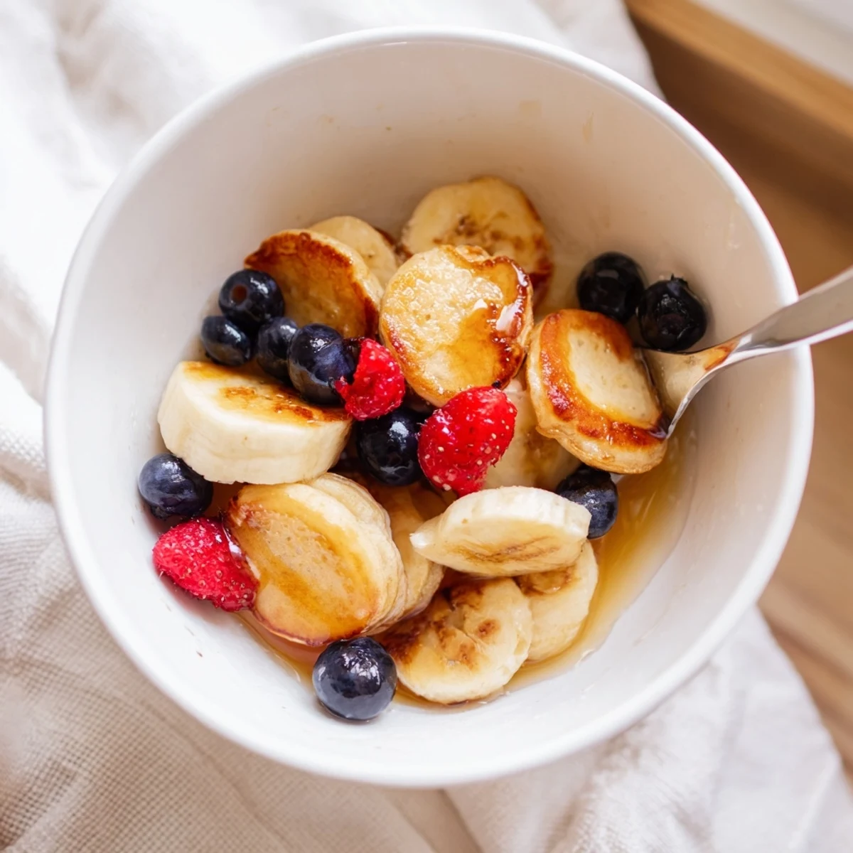 Mini Pancake Cereal Breakfast