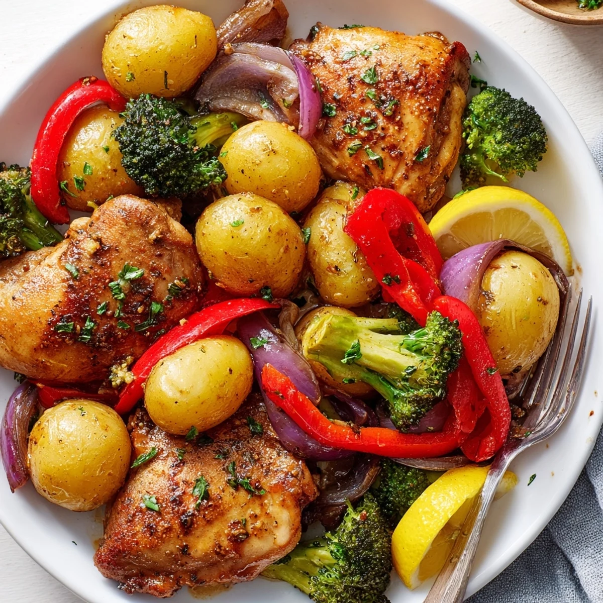 Comforting Lazy Gourmet Chicken & Vegetable One-Pot dish, perfect for easy weeknight dinners.