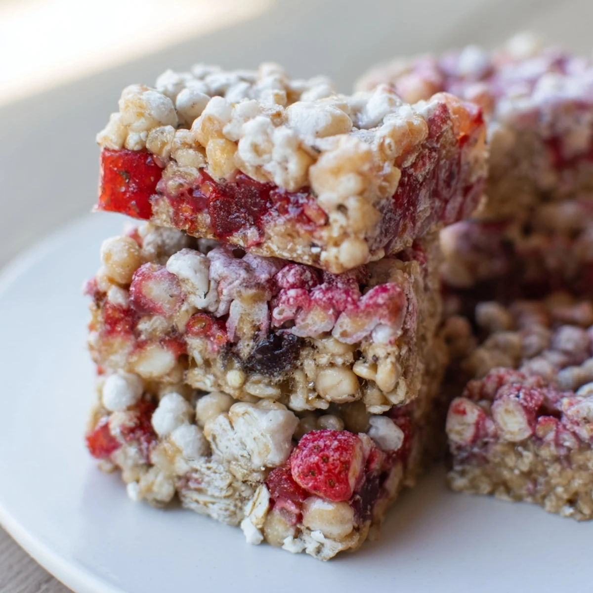 Delicious homemade gummies atop a crispy oat base, perfect for snack lovers' delight
