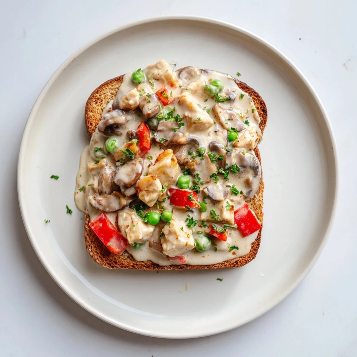 Chicken à la King Toast