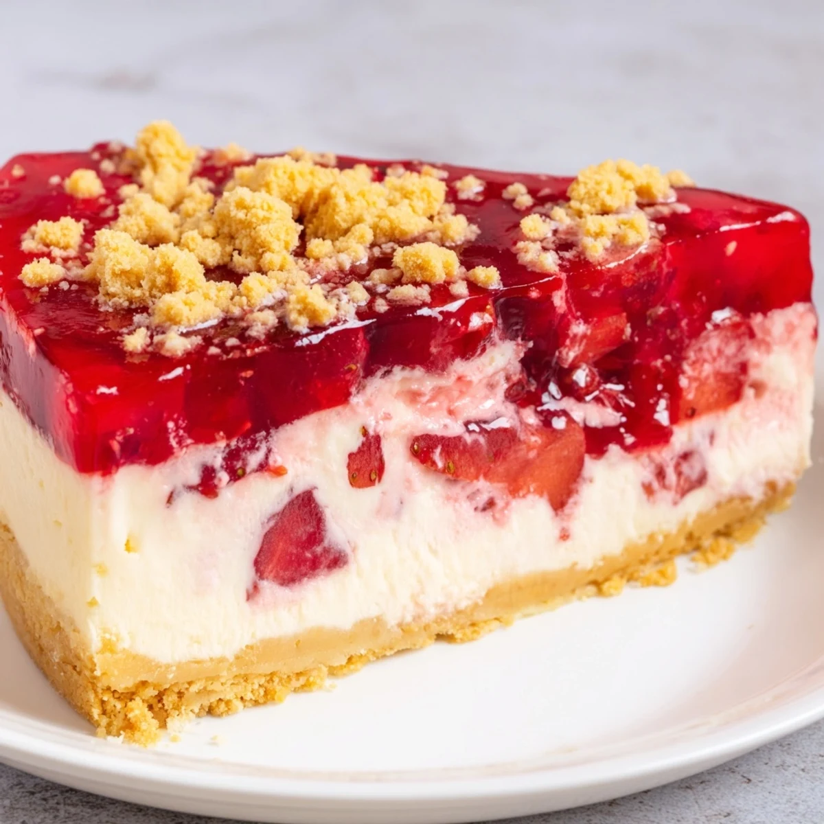 Strawberry Shortcake Cheesecake