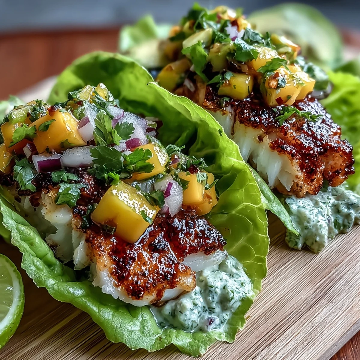 Mango Salsa Grilled Fish