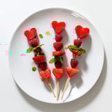 Red Heart Fruit Skewers