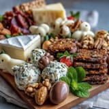 Spring Charcuterie Easter Basket Board