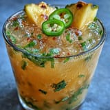 Sweet, spicy Pineapple Jalapeño Agua Fresca ready for frosty glasses.