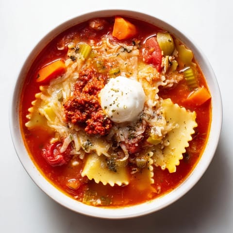 Lasagne Soup Sun-Dried Tapenade