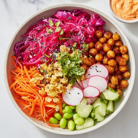 Colorful ASMR Crunch Snack Bowls filled with crunchy textures, perfect for healthy snacking.  