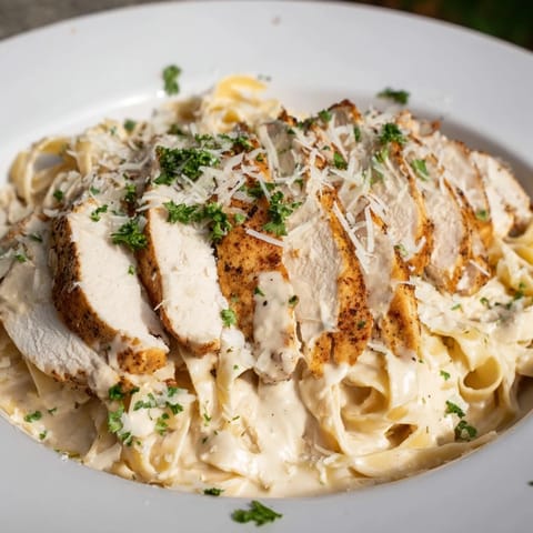 Spicy Cajun Chicken Alfredo
