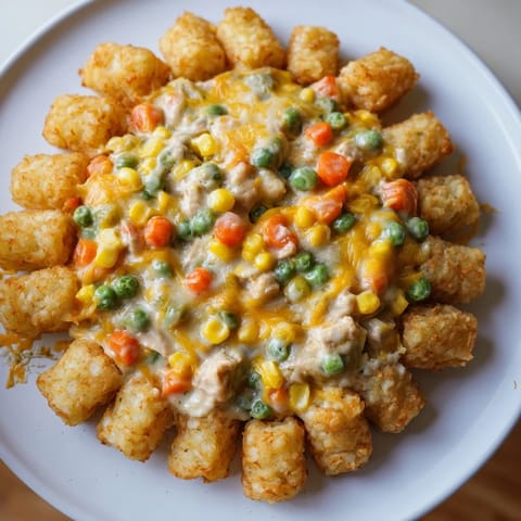 Tater Tot Chicken Pot Pie