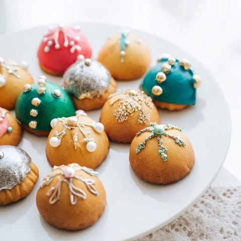 Christmas Ornament Beignets Treats