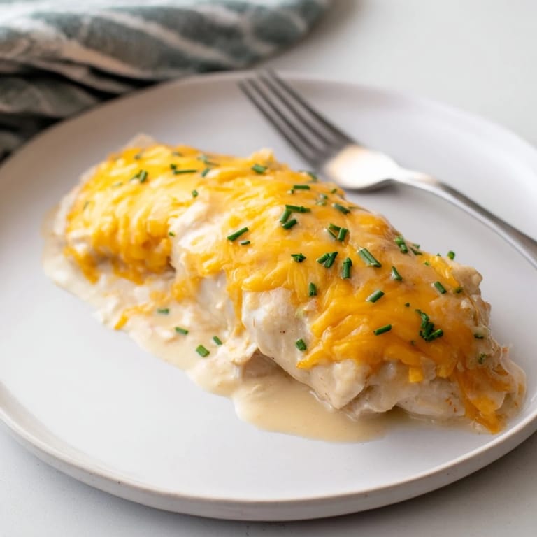 Creamy Cheddar Ranch Chicken Bake, a comforting dish for weeknight family dinners.