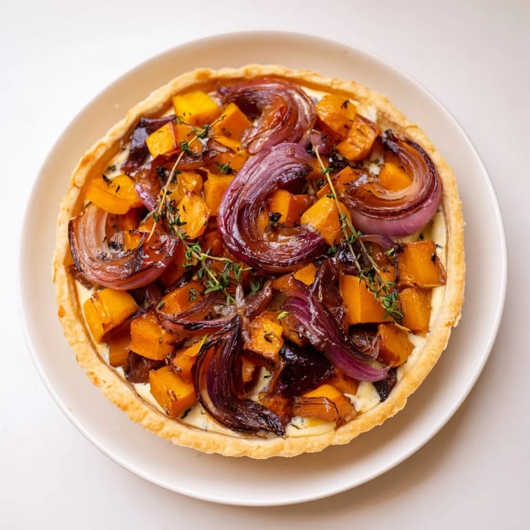 Imagine a rustic Feuilles d'Érable Tartes Salées: caramelized onions and a buttery crust offer inviting flavor.