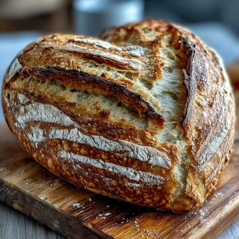 Two golden sourdough heart loaves with intricate scoring, showcasing a soft interior and crunchy exterior, perfect for special occasions or gifting.