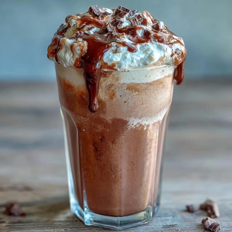 Refreshing vanilla bean frappuccino protein shake with whipped cream topping, perfect for post-workout recovery or a healthy breakfast.  