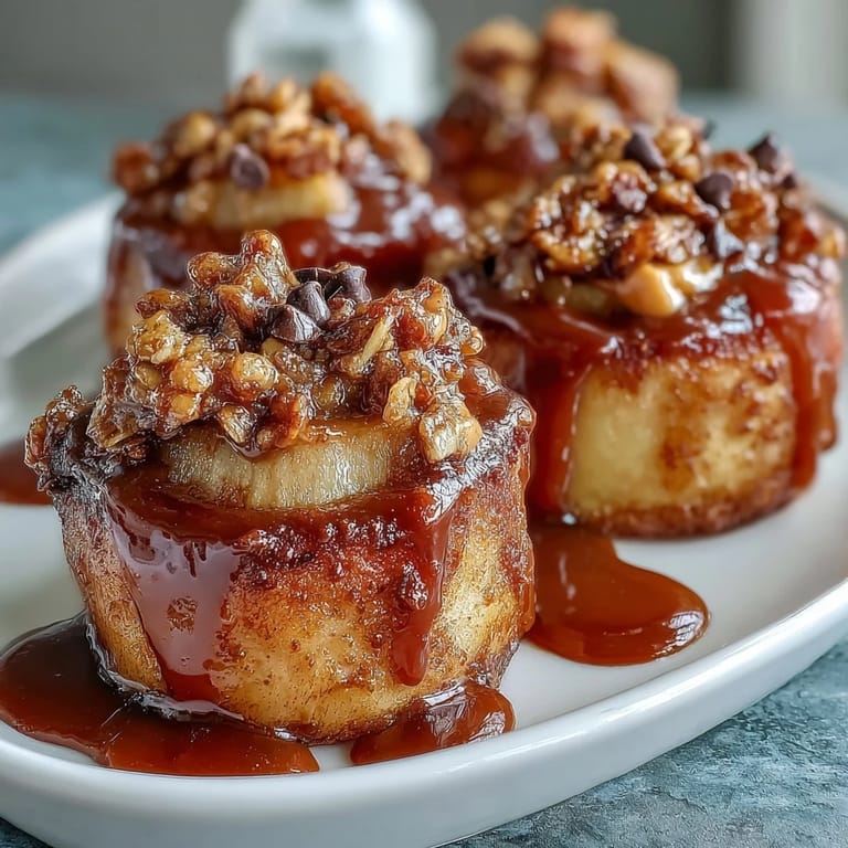 Golden apple slices coated in luscious peanut butter and topped with granola and mini chocolate chips—an irresistible, easy-to-make dessert.