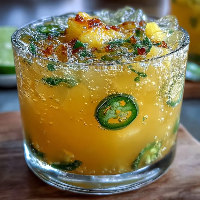 Refreshing Pineapple Jalapeño Agua Fresca with a hint of zesty lime.